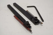 Pair of NEW Emco Unimat Edestaal SL DB Lathe 1/4" Shank Hss Insert Cutter Tools