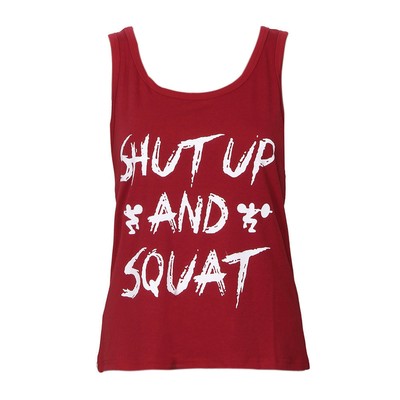 camiseta shut up and squat
