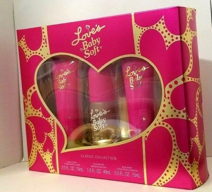 LOVE'S BABY SOFT CLASSIC COLLECTION 3 piezas Set Niebla/Loción/Lavado por DANA CLASSIC Foto 3 de 4