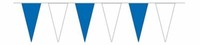 Wimpelkette Girlande Blau / Weiß