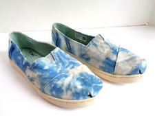 Toms Alpargata Slip-On Sneaker Canvas Tie Dye Shoes Youth Girls US Size Y3.5