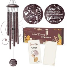 Gifts for Sister, 25''Wind Chimes, Gifts for Sister, Soul Sisters Unique Gift...