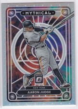 2022 Donruss Optic AARON JUDGE #mth-15 Mythical Holo Silver Prizm SP Insert Card