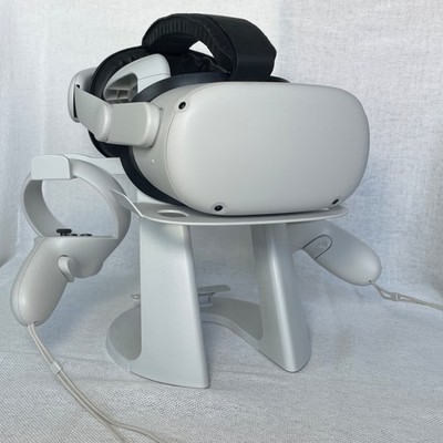 Oculus Quest 2 128GB VR Headset + Link Cable/Strap Upgrade/Stand/Accessories