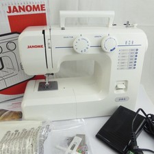 Janome 219s Domestic Household Sewing Machine White New