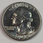 1955-D Silver Washington Quarter- AU+++  Beautiful Coin!