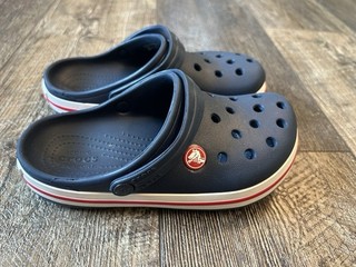 Zuecos Crocs Crocband niños unisex azul marino talla C13 deportivos informales zapatos cómodos