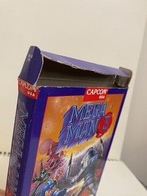 Nintendo NES Capcom - Mega Man 3 Box & Manual Only - NO GAME CARTRIDGE INCLUDED