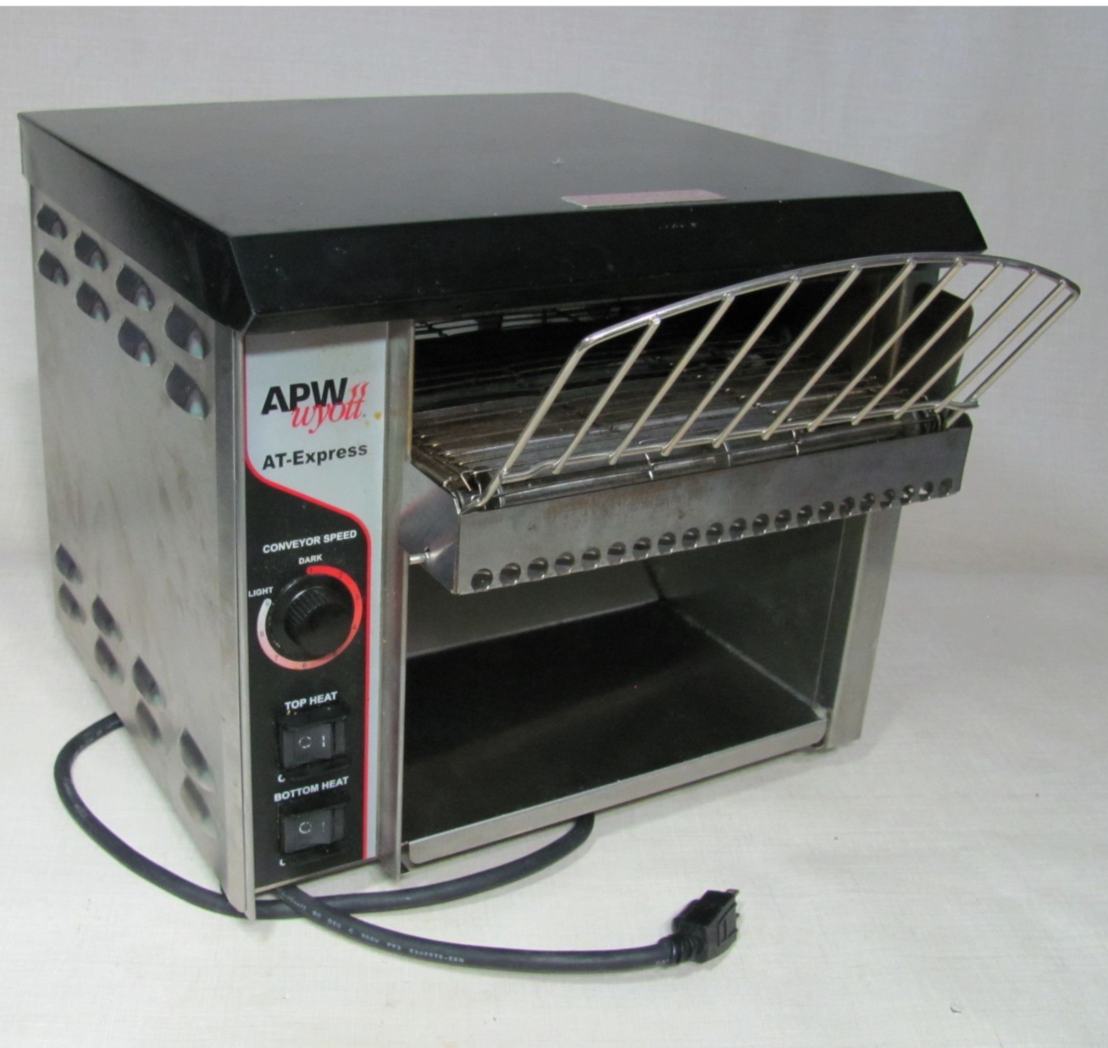 APW WYOTT AT-EXPRESS 10" CONVEYOR TOASTER COMMERCIAL STAINLESS 04/2025 AS-IS