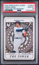 Aaron Judge - 2018 Gypsy Queen Tarot of the Diamond TOD14   PSA 10