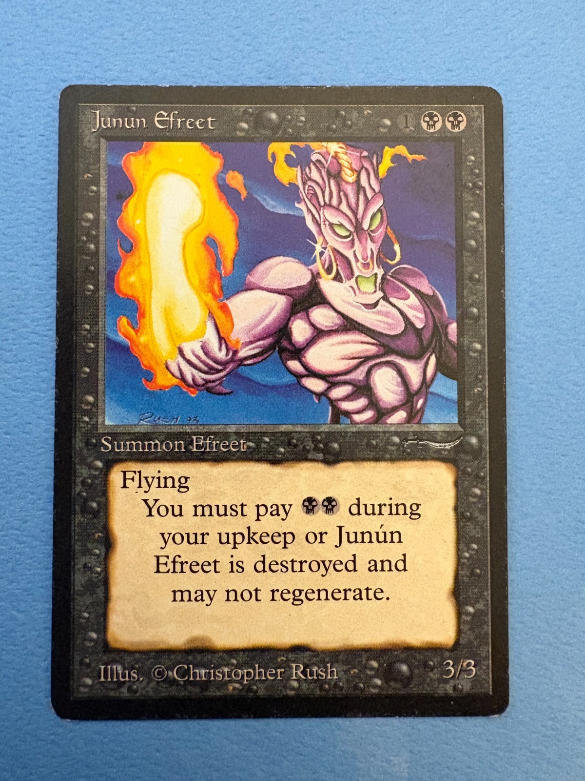 MTG Arabian Nights Edition, Junun Efreet! 1993 Vintage Magic!