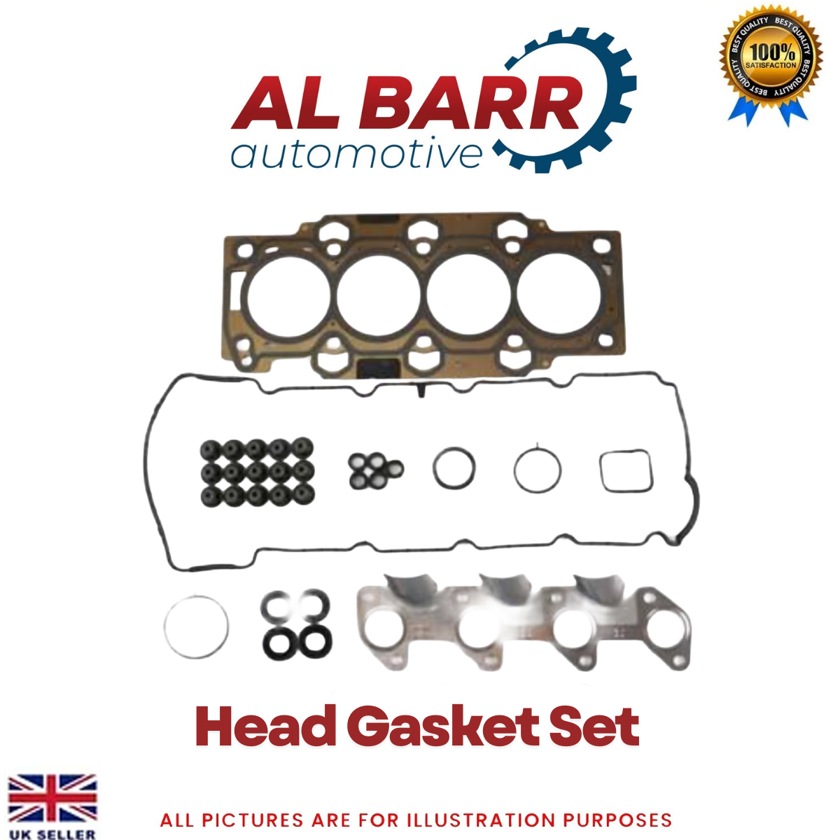 HEAD GASKET SET FOR HYUNDAI I40 ix35 TUCSON KIA CARENS SPORTAGE 1.7 CRDi HK3625