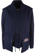 FUTURA NAVY COTTON JACKET SMALL