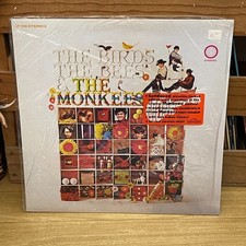 The Monkees The Birds, The Bees And 1996 Sundazed Yellow LP Vinyl 1996 Nm