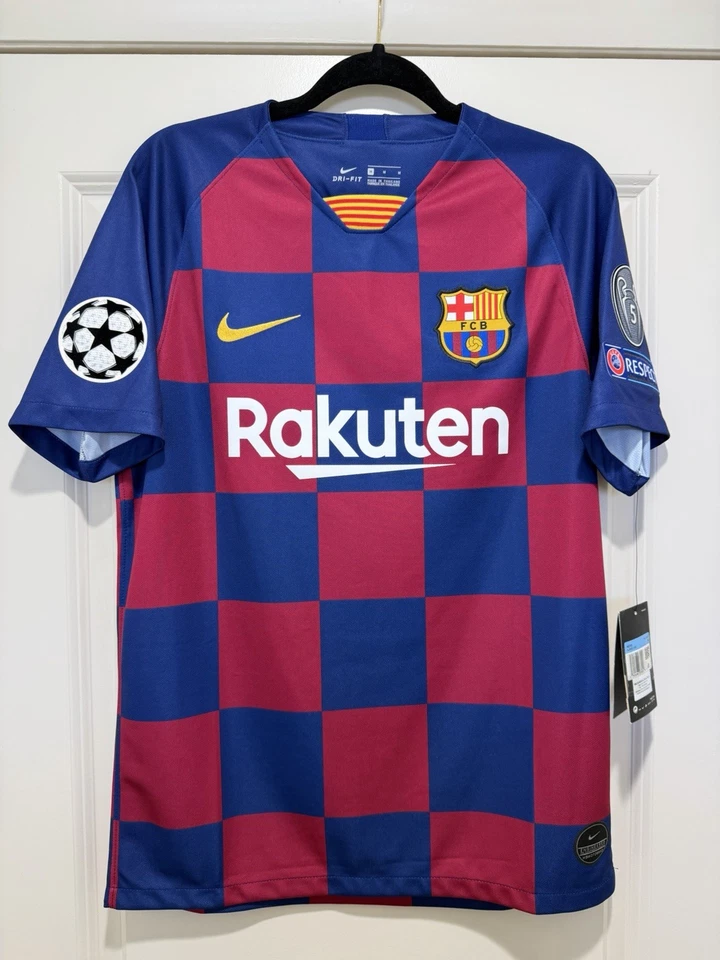 Camiseta deportiva Luisito Suárez #9 para hombre MEDIANA Nike FC Barcelona local Champions League Foto 3 de 4