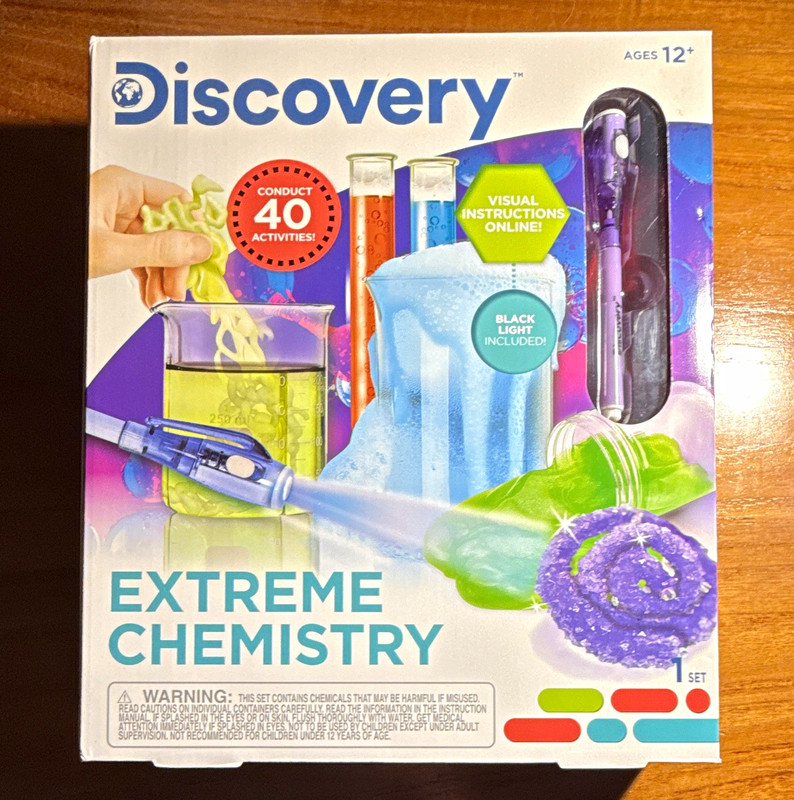 Discovery Extreme Chemistry Science Experiment Kit, Ages 12+ (12 Years & Up)