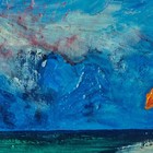 Aligi Sassu Cavallo Nella Tempesta Horse in Storm Oil on Canvas Painting Signed — photo 3