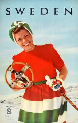 Ski Schweden Skifahrer Wintersport