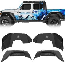 Aluminum JT Inner Fender Liners for 2020-2025 Jeep Gladiator JT 2/4 Doors