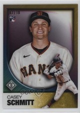 2023 Topps Transcendent Collection Icons Chrome 2/10 Casey Schmitt #65 6ns