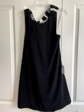 Lulu's Black Back Bow Dress NWT Sz L