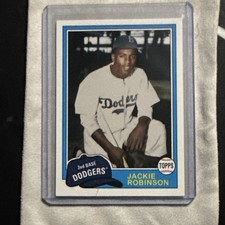 2010 Topps Vintage Legends Jackie Robinson Brooklyn Dodgers #VLC-42