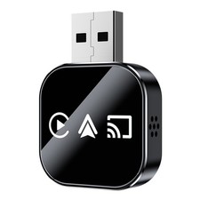 3in1 Wireless Mirror Link Adapter Wired to CarPlay for Android Auto Adapter USB