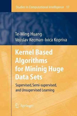 Kernel Based Algorithms for Mining Huge Data Sets: Supervised, Semi-supervised,