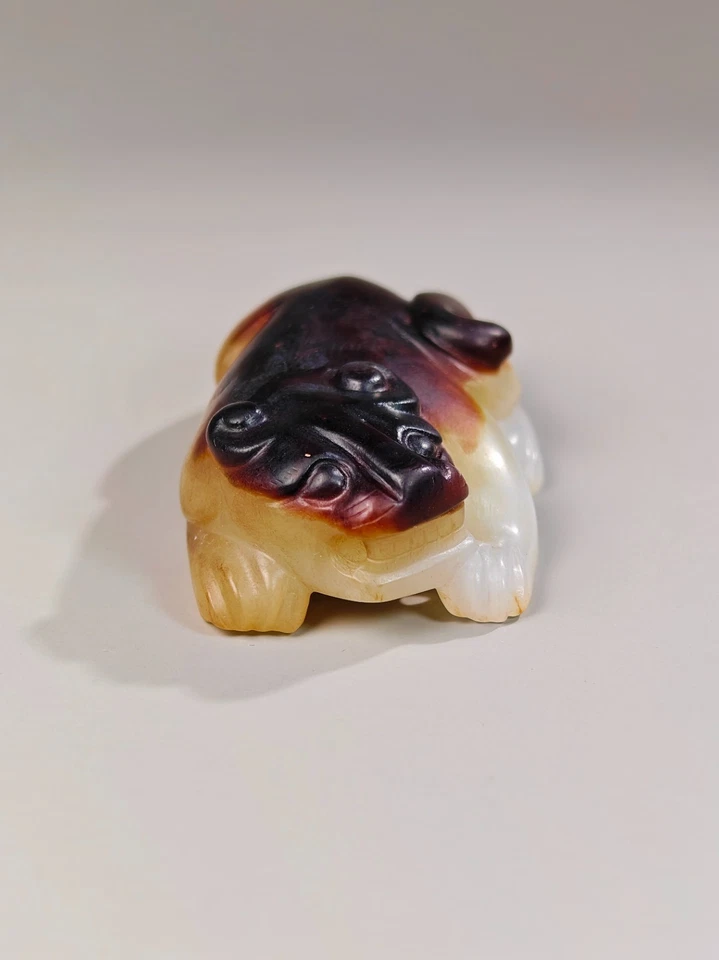 Rare Chinese Hetian Jade Tiger Beast the Han dynasty 206 B.C.-220A.D. - Image 4 of 4