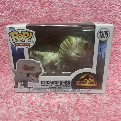 Funko Pop Movies Jurassic World # 1205 Atrociraptor ( Ghost ) Vinyl Figure