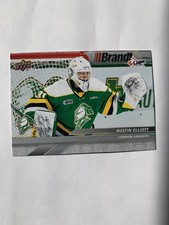 2024-25 UD CHL Hockey AUSTIN ELLIOTT #38 London Knights Base Card