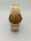 Omega De Ville Gold Mens Watch 1330 Quartz Movement Vintage Boxed