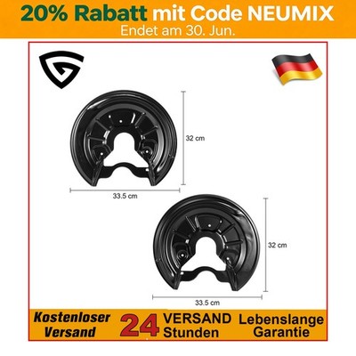 ANKERBLECH DECKBLECH für VW Golf VI V Plus Audi A3 Seat Leon Links Rechts 2tlg