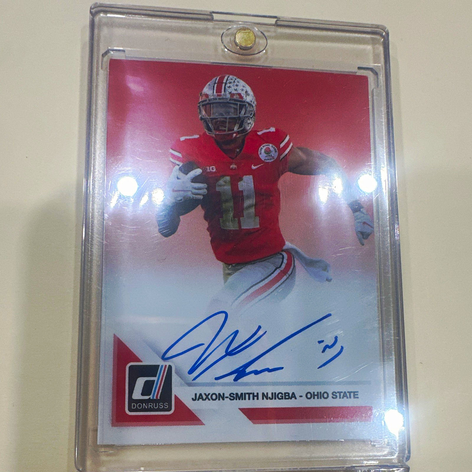 Panini 2023 Donruss Jaxon-Smith Njigba Ohio State Buckeyes Auto Card #11