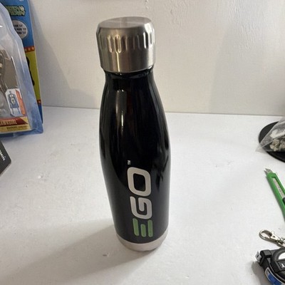 EGO 16 oz Stainless Steel Insulated Vacuum Flask Twist Lid Black/Silver 10 
