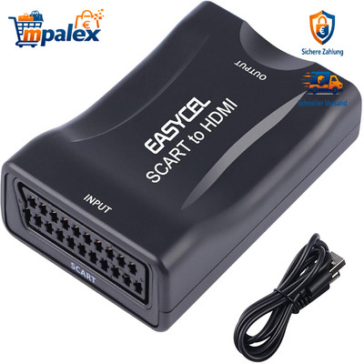 Scart zu HDMI Konverter 720P 1080P PAL NTSC SECAM HDMI