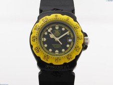 TAG Heuer Formula 1 380.508 Yellow/Black Dial Quartz Watch Not Working
