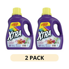 2Pk Xtra Liquid Laundry Detergent 84 Loads Tropical Passion Scent, 100.8 fl oz