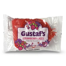 Gustaf's Shoestring Red Strawberry Licorice Laces 2 pounds
