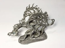 OOP Guthrie Rawcliffe Partha Pewter Ghost Spirit Dragon Aqua Eyes Figurine RPG