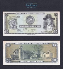 Peru 50 Soles De Oro from 1977 ⭐️ UNC - BAG103