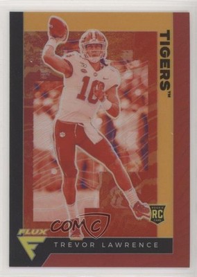 2021 Panini Chronicles Draft Picks Flux Red 89/149 Trevor Lawrence Rookie RC no9
