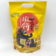 Hu Wang Salted Egg Yolk Shrimp Crackers Original Flavor 70g原味鹹蛋黃蝦餅
