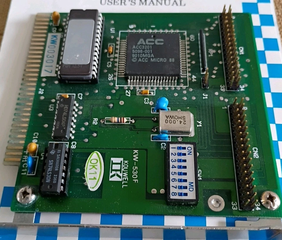 Controlador de disquete (4) tarjeta FDC 4 unidades KW-530F tarjeta adicional Foto 2 de 4