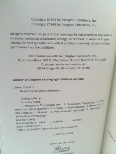 Resolving Traumatic Memories: Metaphors and Symbols in Psychotherapy - Imagen 3 de 3