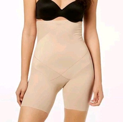 Miraclesuit Women's Instant Tummy Tuck High-Waist Thighslimmer 2419 Sz 2XL Nude