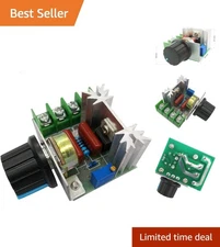 2000W AC Motor Speed Regulator - 50-220V Adjustable Voltage Controller