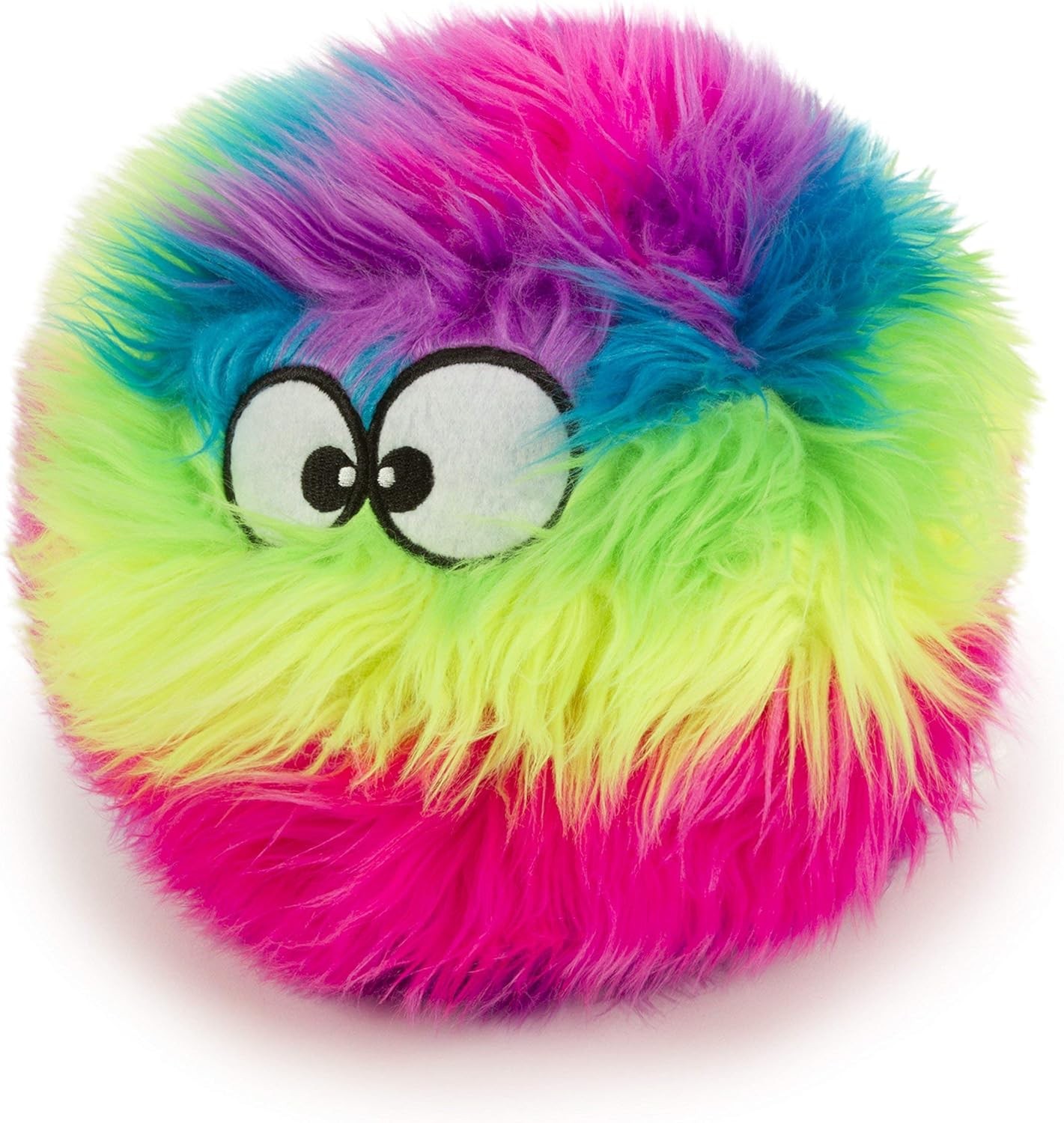 Furballz Squeaky Plush Ball Dog Toy Chew Guard Technology Ra