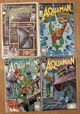 Aquaman #1 2 3 4 1989 DC Comics Keith Giffen Mini Series Lot Of 4 Issues NM
