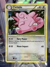 Clefable 3/123 Rare HeartGold & SoulSilver Holo Pokemon on eBay